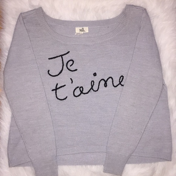 Tops - French Sweater worn once